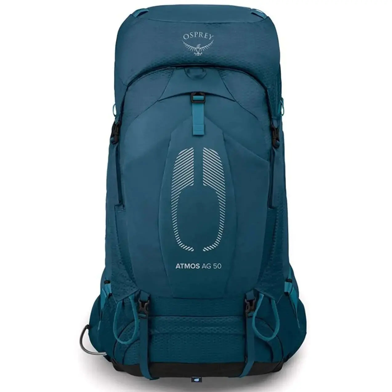 Osprey Atmos AG 50 - Men backpack, ideal for comfort and ventilation in multi-day trips, featuring AntiGravity suspension