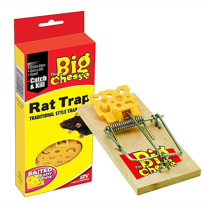 STV Big Cheese Pedal Bait Ready Rat Trap - Shop Pest Control Traps at Trekaline