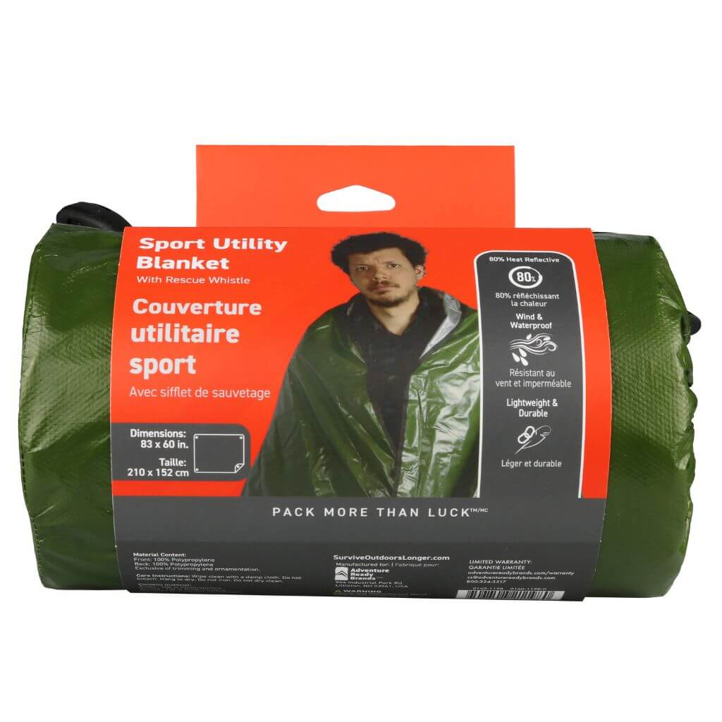 Survive Outdoors Longer Sport Utility Blanket - Shop Emergency Blankets at Trekaline