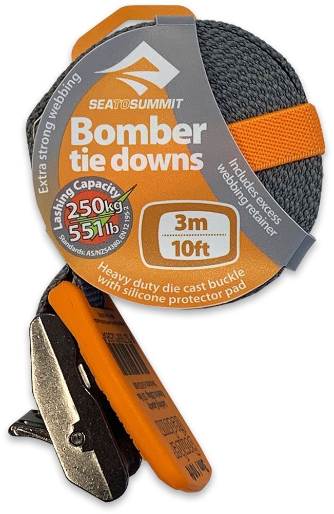Sea to Summit Bomber Tie Down 10ft - Shop Car Rack Straps at Trekaline