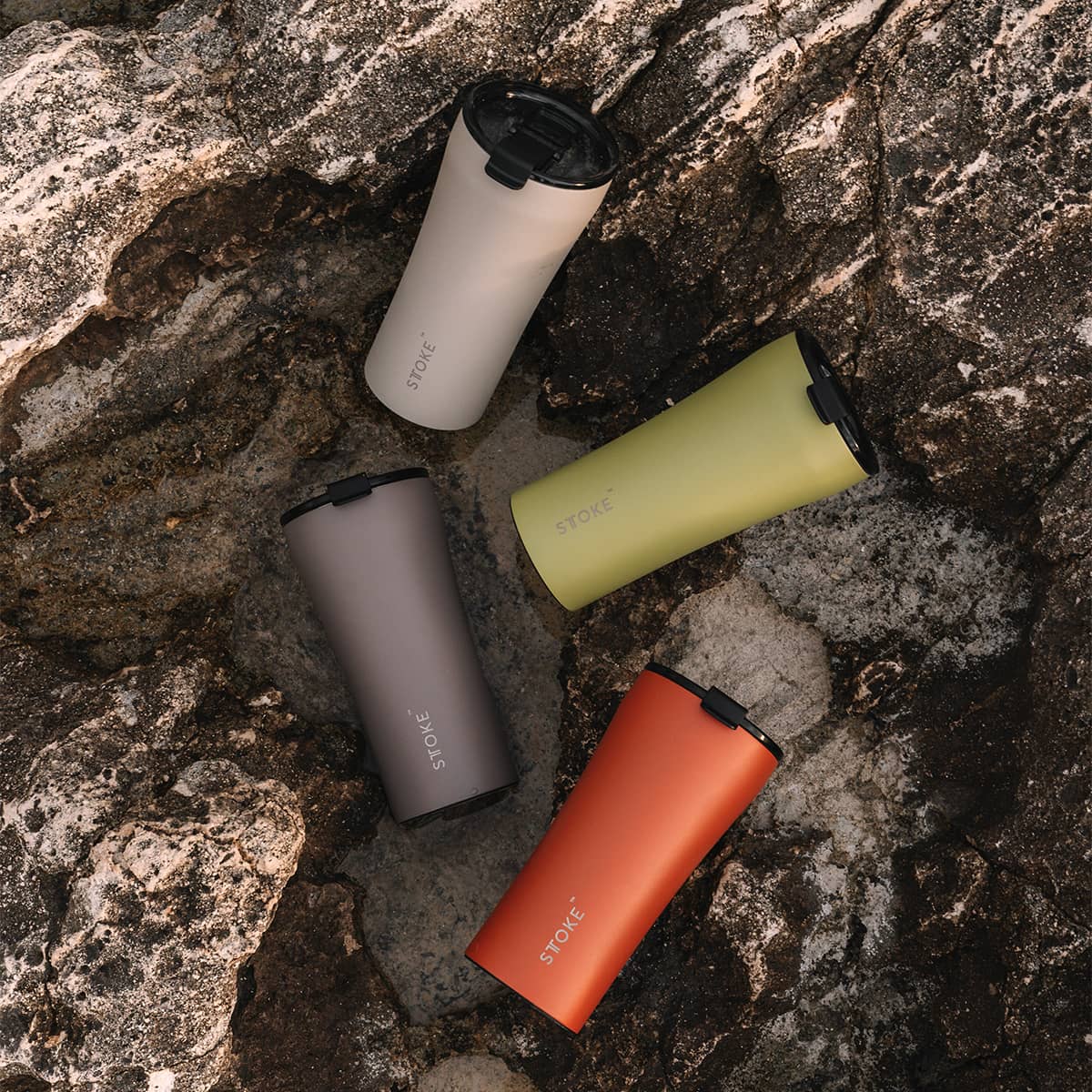 Sttoke Earth Series 12 oz Leakproof Ceramic Cup