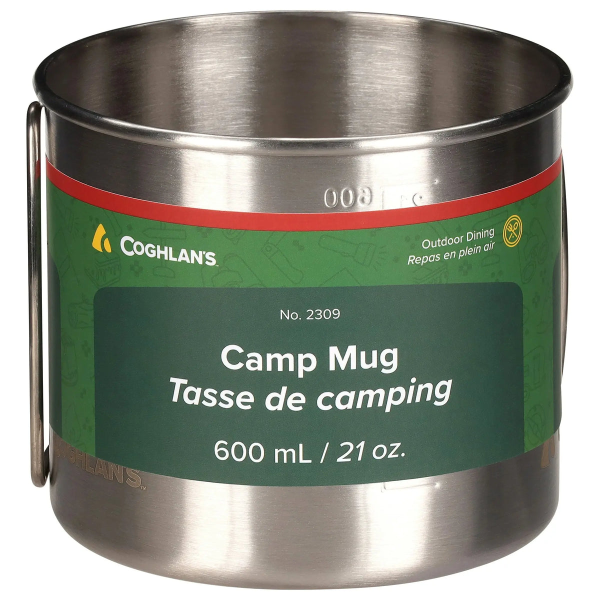 Coghlan's Stainless Steel Camp Mug 21 oz - Shop Camping Mugs at Trekaline