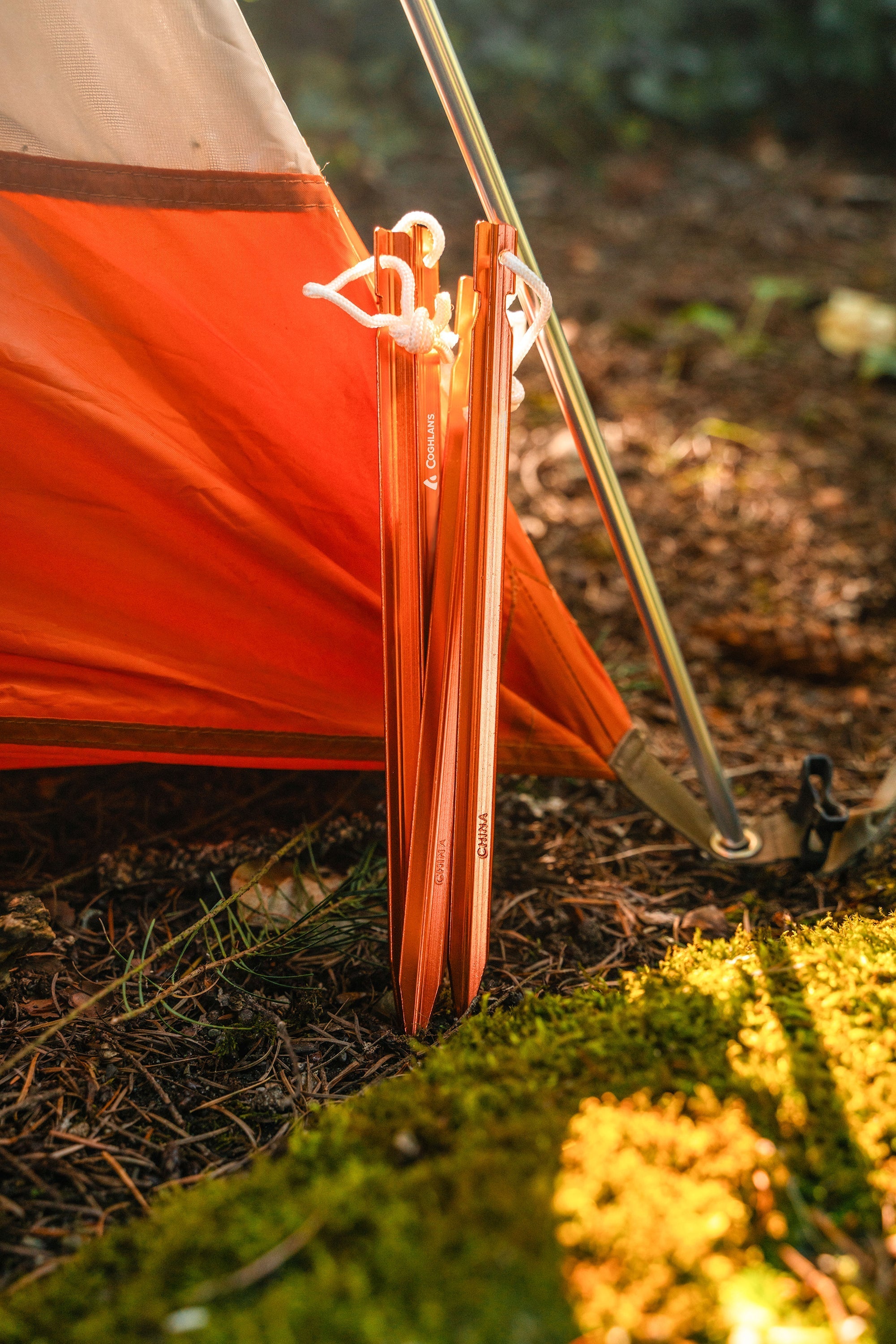 Coghlan's 9-Inch Ultralight Tent Stakes 4 Pack - Shop Tent Stakes at Trekaline