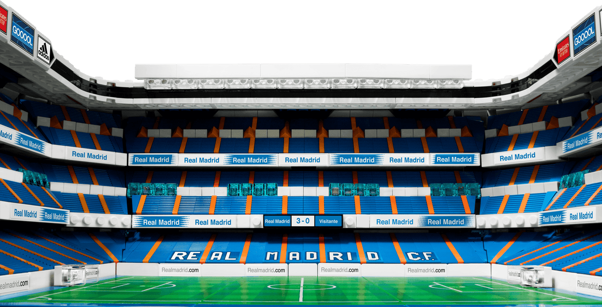 LEGO Real Madrid Santiago Bernabeu Stadium Building Set - Shop Indoor Toys at Trekaline