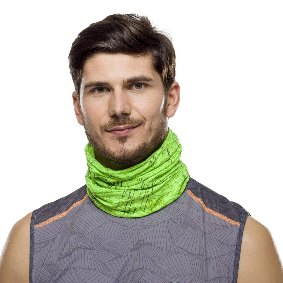 Buff Reflective Neck Gaiter HTR Lime
