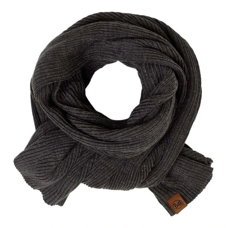 Buff Knitted Collar Francis Graphite Winter Neck Warmer