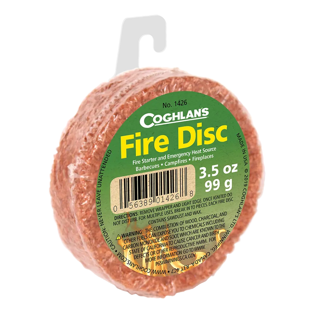 Coghlan's Cedar Fire Disc Starter - Shop Fire Starters at Trekaline