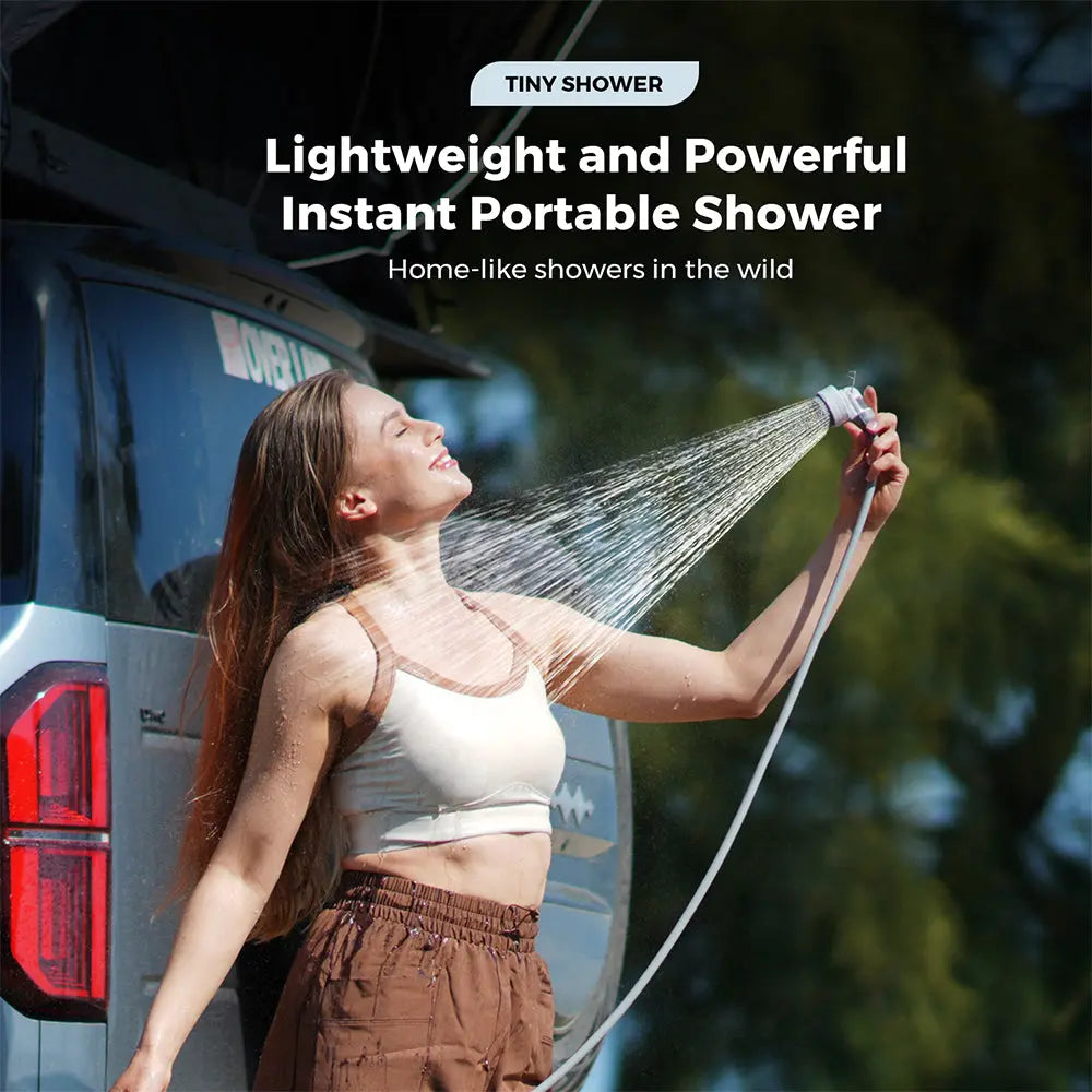 Flextail Tiny Shower Portable Camp Shower - Shop Camp Showers at Trekaline