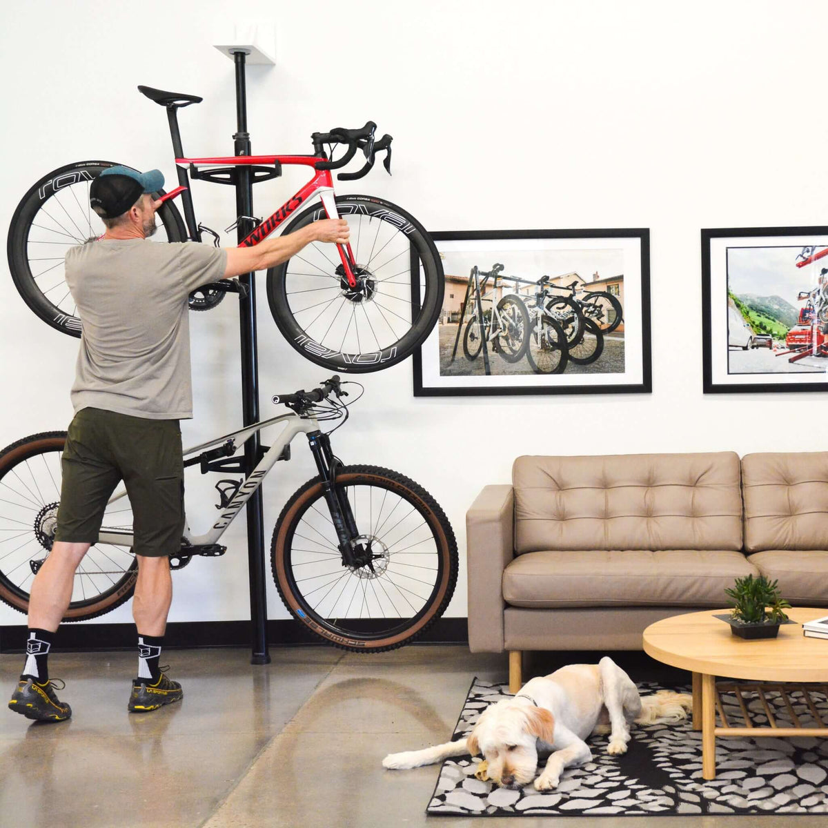 Feedback Sports Velo Column 2-Bike Storage Stand