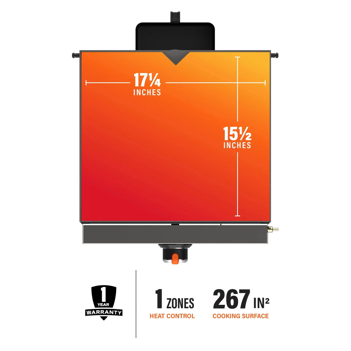 Blackstone 17 Inch Tabletop Griddle With Hood - Shop Gas Griddles at Trekaline