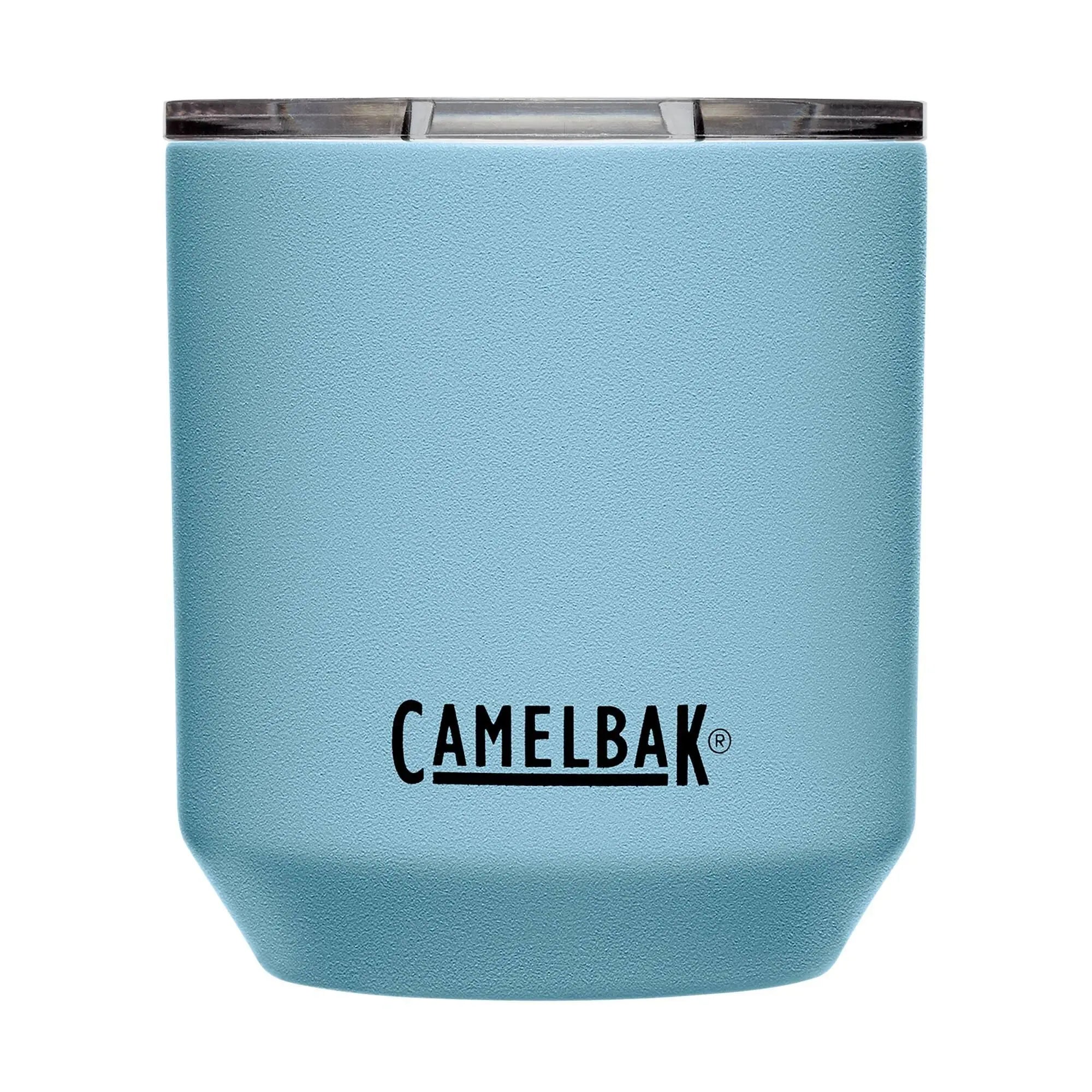 Camelbak Horizon Rocks Tumbler 10oz insulated cup in blue color.