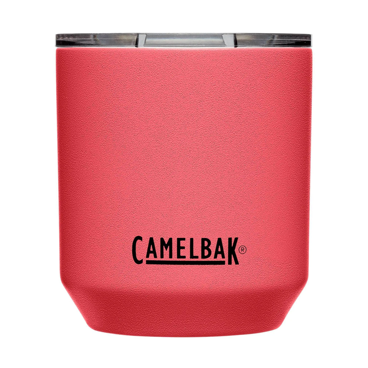 Camelbak Horizon Rocks Tumbler Insulated Cup in red, 10oz, perfect for outdoor gatherings, keeps beverages cool and fresh.