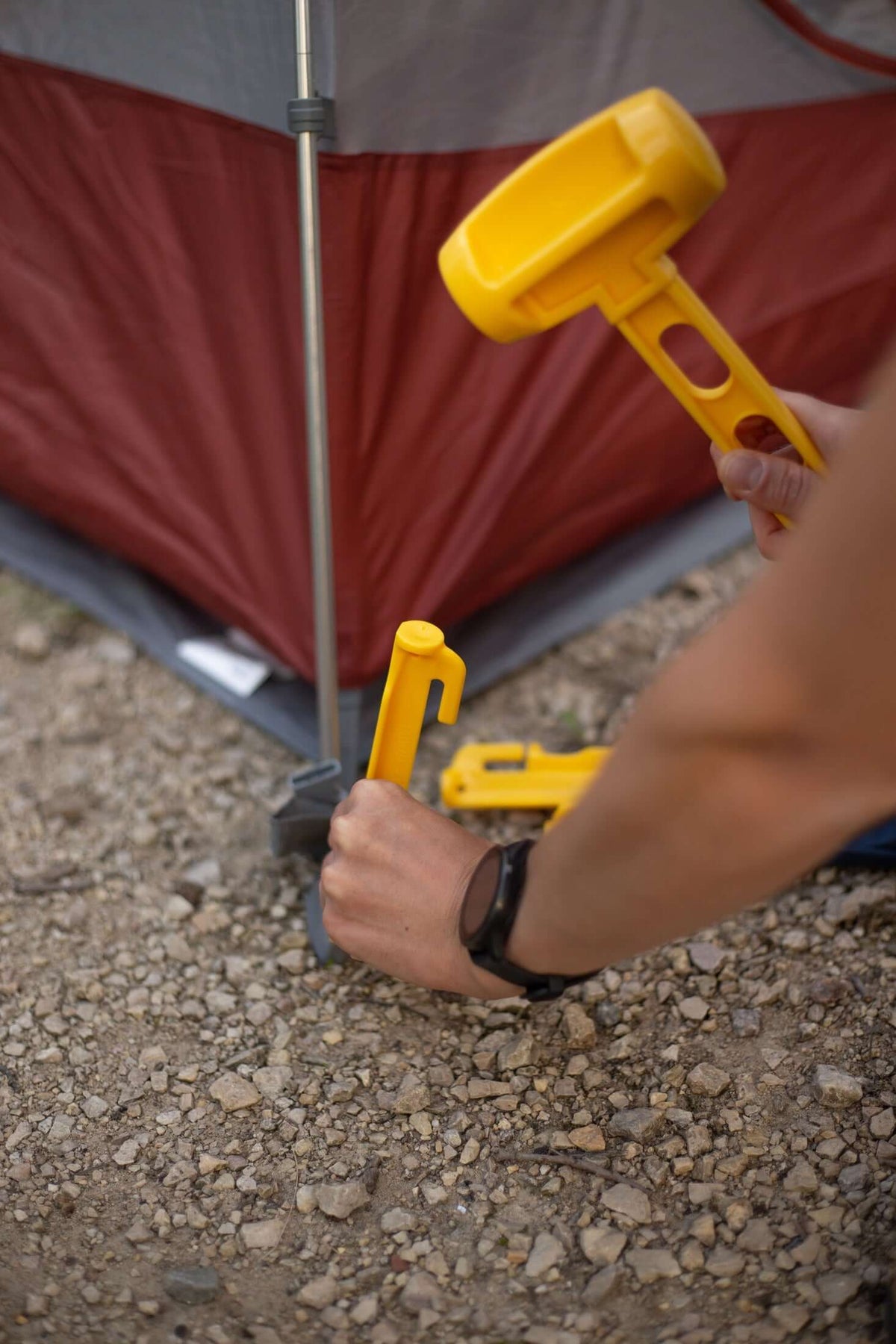 Coghlan's 12-Inch Recycled Tent Pegs 6 PackĀ - ShopĀ Tent StakesĀ atĀ Trekaline