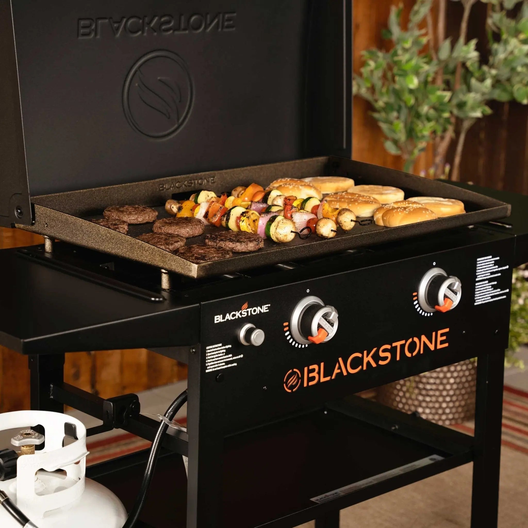 Blackstone 28 Inch Table Top Griddle With Hood - Shop Gas Griddles at Trekaline