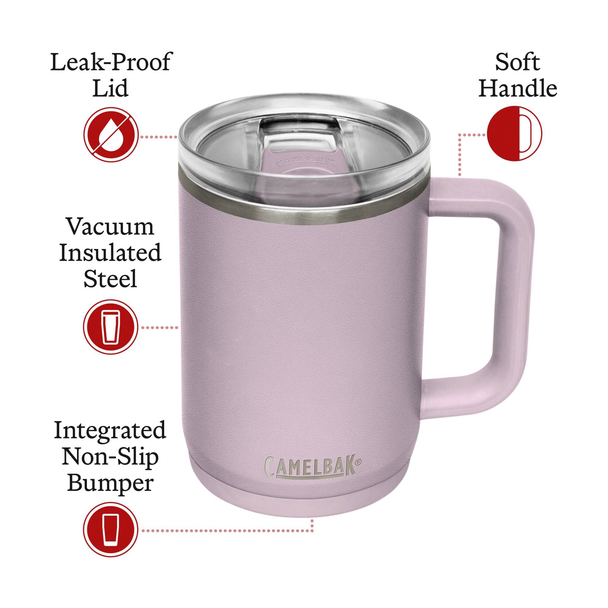 Camelbak Thrive Insulated Stainless Steel Mug 16 ozĀ - ShopĀ Travel MugsĀ atĀ Trekaline