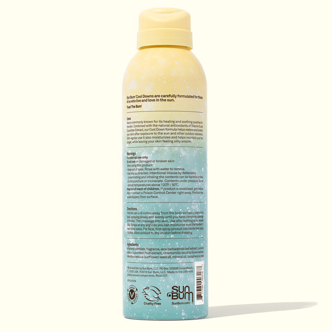 Sun Bum After Sun Cool Down Spray - Shop Sunscreen at Trekaline