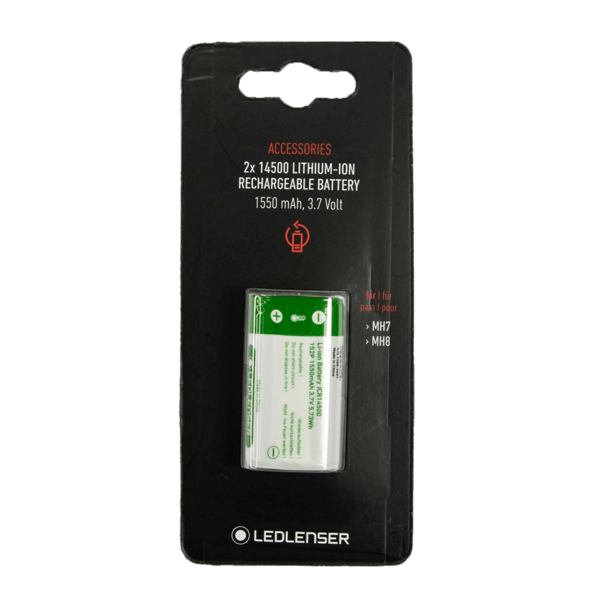 Ledlenser 14500 Li-Ion Battery Pack 1550 mAh