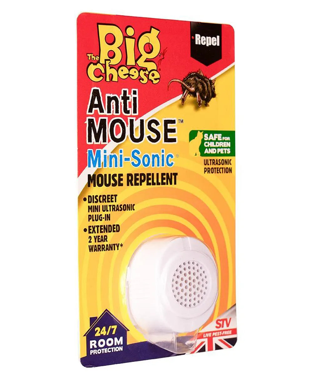 STV Big Cheese Mini-Sonic Mouse Repellent - Shop Pest Control Products at Trekaline