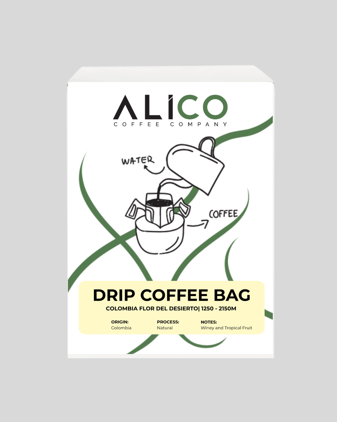 Alico Coffee Colombia Flor Del Desierto Drip Coffee Bags