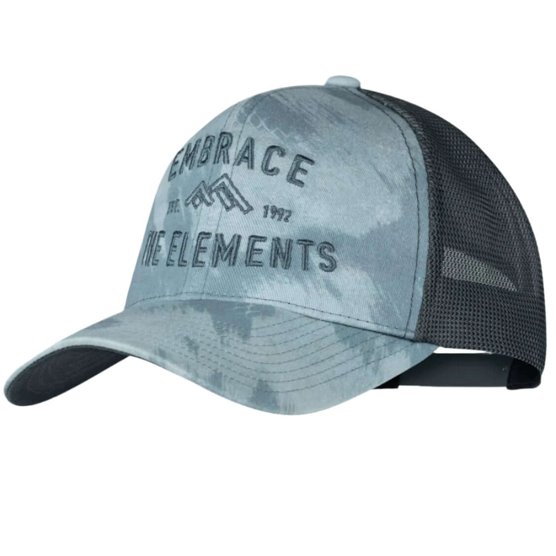 Buff Explore Trucker Cap Tery Mist Grey Snapback