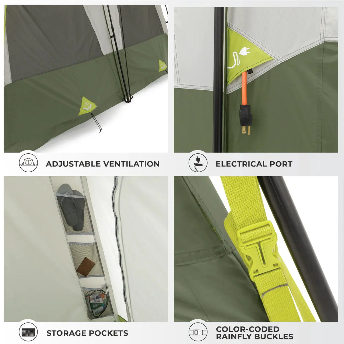 Core Equipment 8 Person Instant Cabin Performance Tent - 13' x 9'