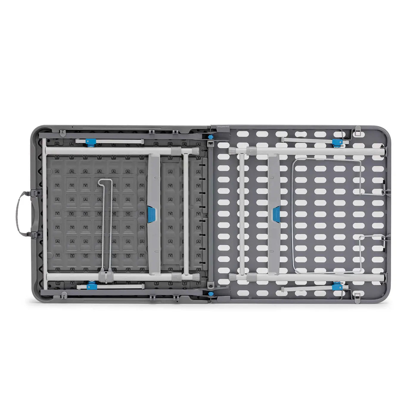 Core Equipment 4 Foot Tailgating Table with FlexRail & Adjustable Heights