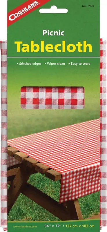 Coghlan's Polyethylene Picnic Tablecloth - Shop Camp Tables at Trekaline