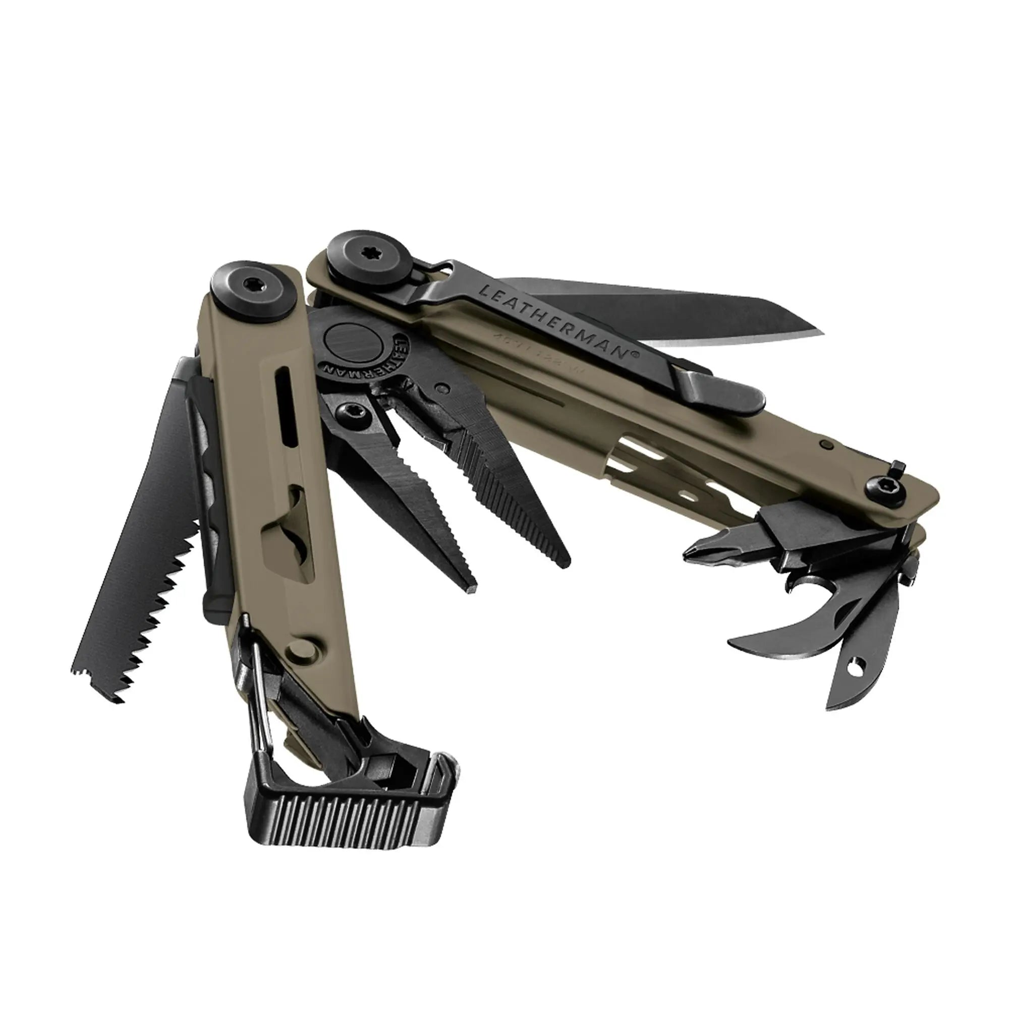 Leatherman Signal Multi-Tool with Display Box, featuring 19 essential survival tools for outdoor adventure and rugged terrains.