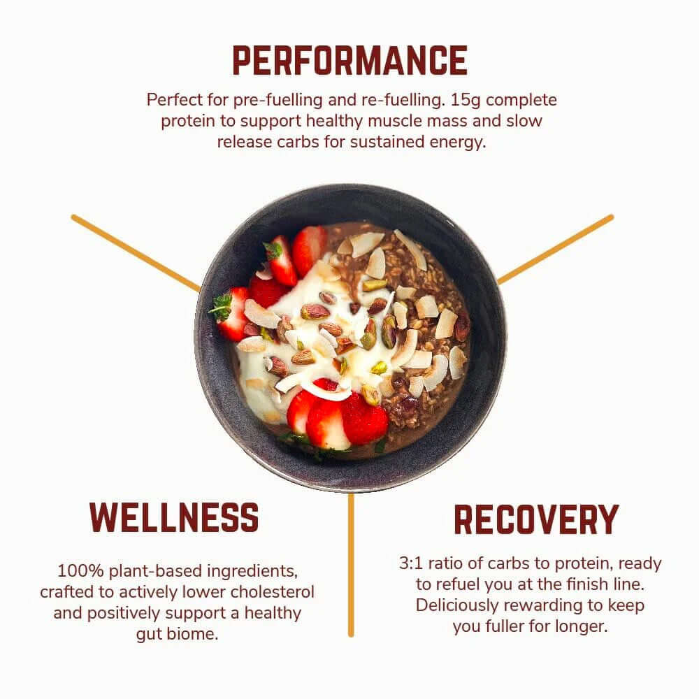 Veloforte Strawberry & Coconut Complete Overnight Oats Nutritional benefits