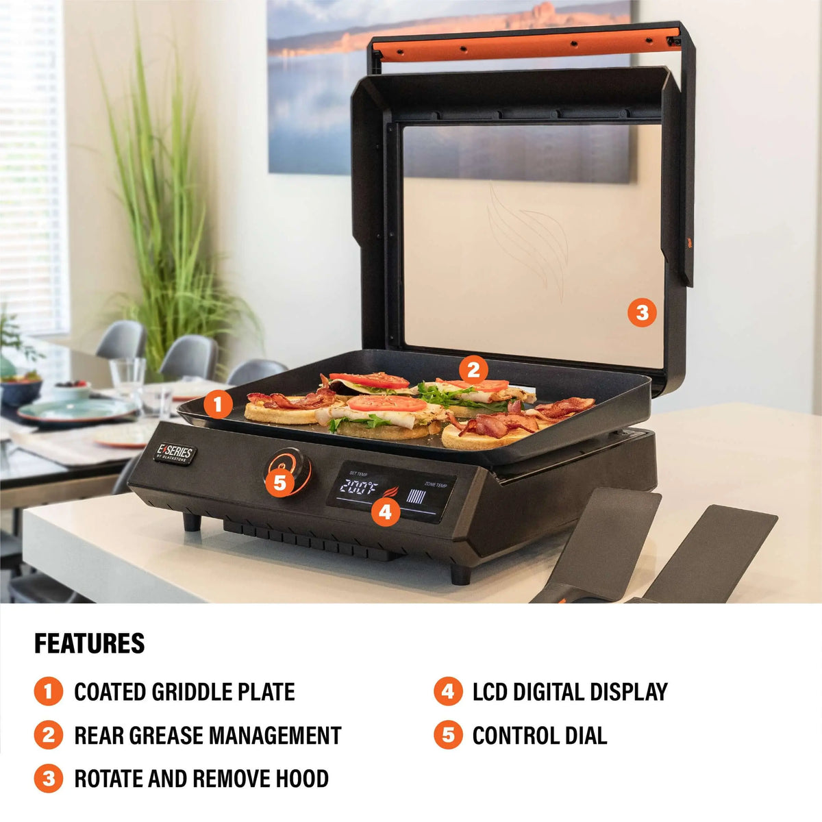 Blackstone E-Series Electric Tabletop Griddle - 17 Inch