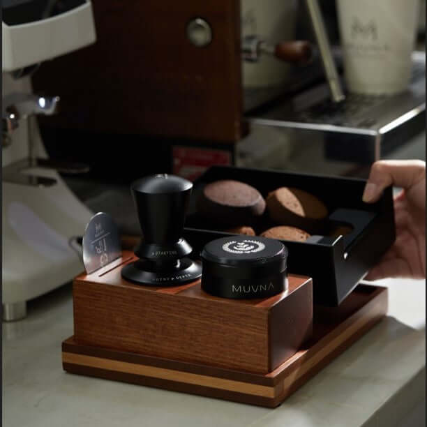 Muvna Red Wood Coffee Knock Station 51-58mm