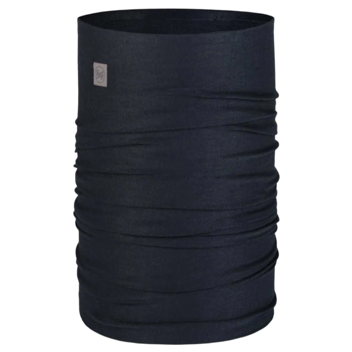 Buff Thermonet Neckwear Solid Black Insulated UV Scarf