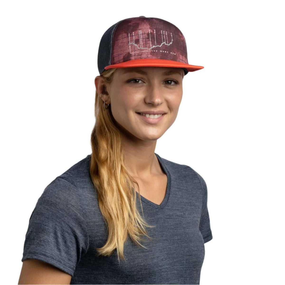 Buff Explore Trucker Cap Bonsy Terracotta