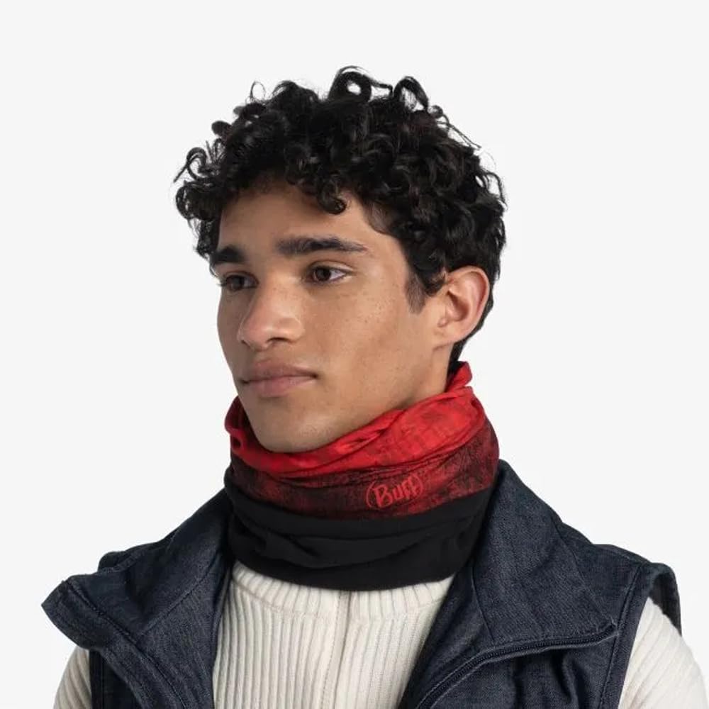 Buff Polar Multifunctional Neckwear - Katmandu Red - Shop Neck Gaiters at Trekaline