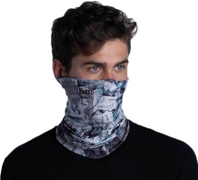Buff Original EcoStretch Neckwear Silvery Grey