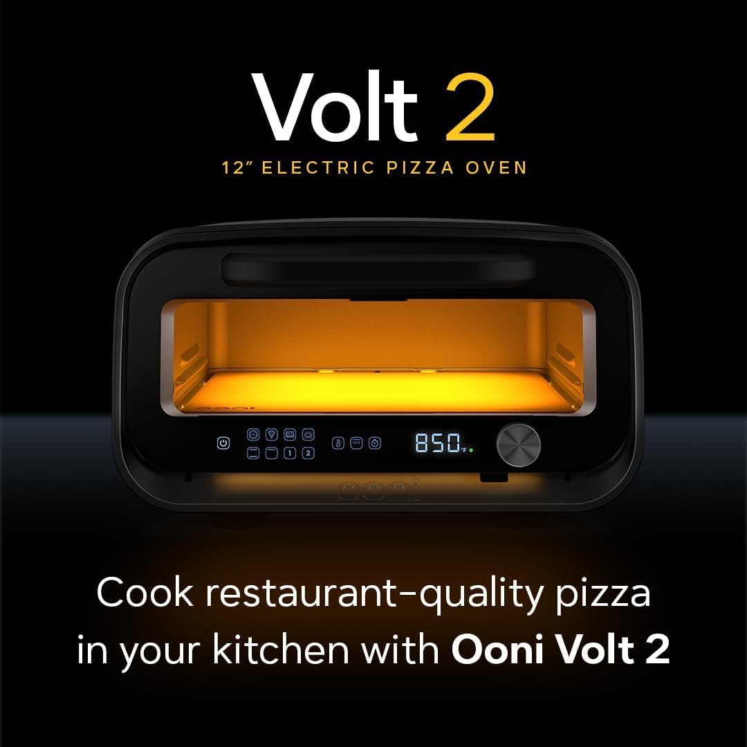Ooni Volt 2 Electric Indoor Pizza Oven 12 in - Shop Camp Ovens at Trekaline