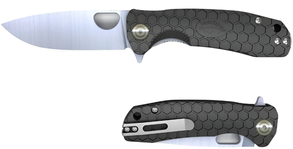 Honey Badger Medium Drop Point Knife D2 Steel