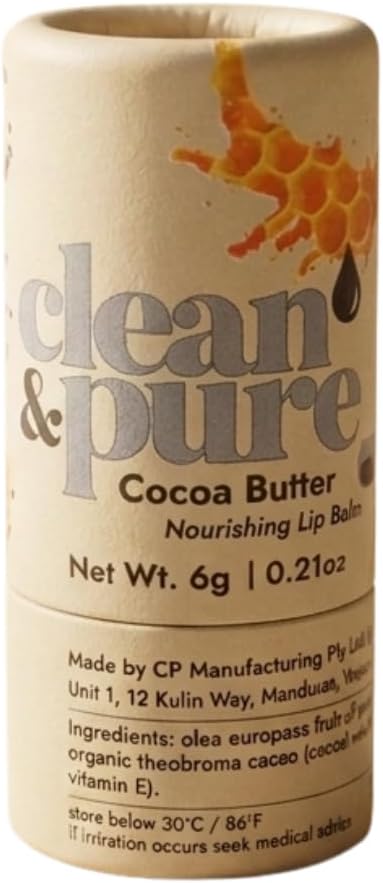 Clean & Pure Cocoa Butter Lip Balm - Shop Lip Balm at Trekaline