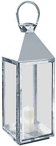La Hacienda Palma Stainless Steel Lantern