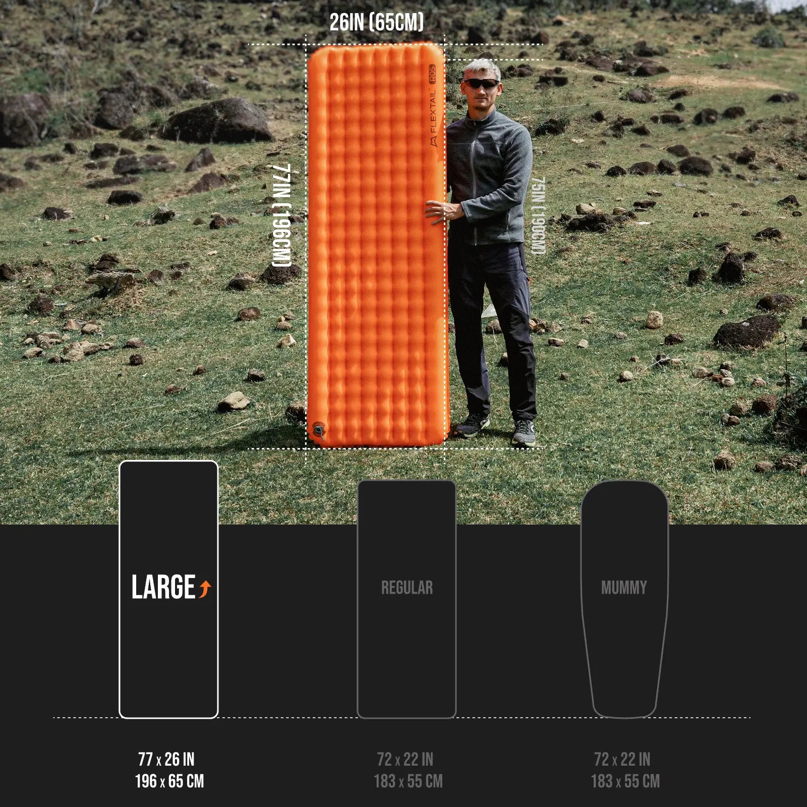 Flextail Zero Mattress R05 Ultralight Sleeping Pad - Shop Air Pads at Trekaline
