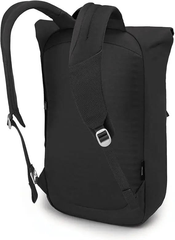 Osprey Arcane Roll Top everyday bag with durable recycled fabric and modern design, perfect for office, gym, and pub.