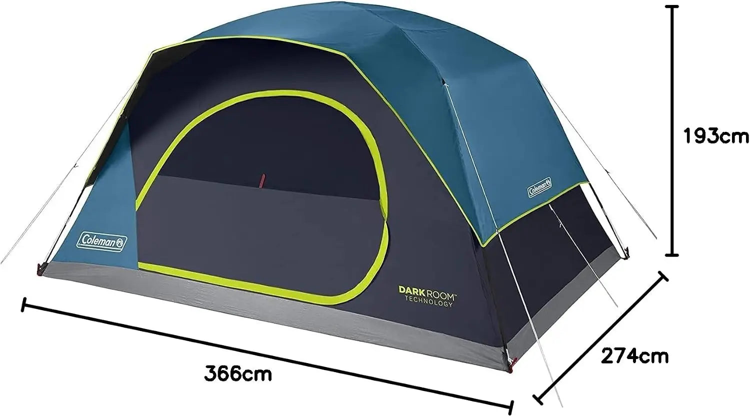 Coleman Dark Room Skydome Tent 8-Person - Shop Camping Tents at Trekaline