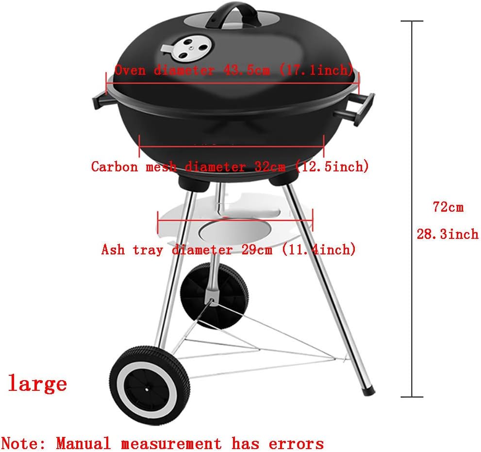 Procamp 17 Inch Enamel Kettle BBQ Grill - Shop Charcoal Grills at Trekaline