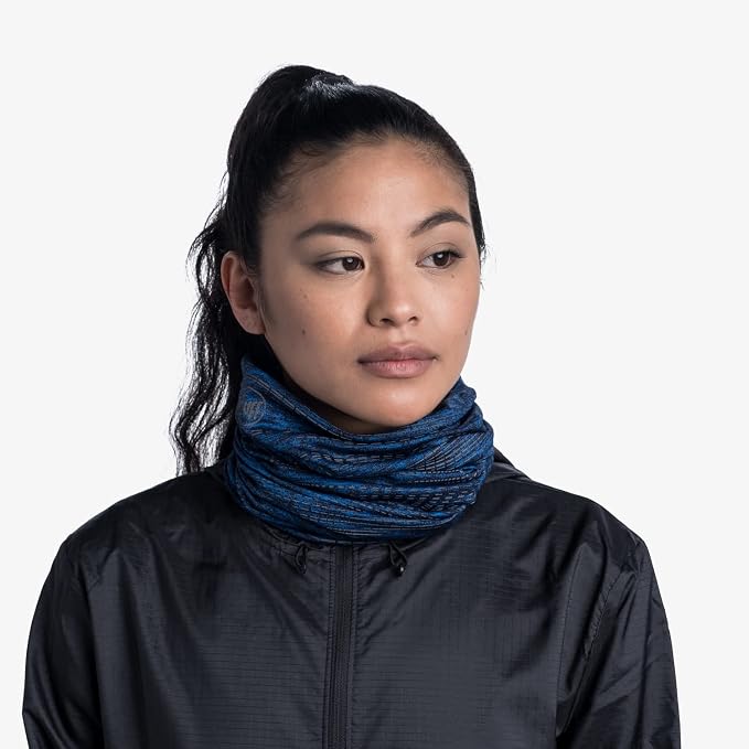 Buff Reflective DryFlx Neckwear - Solid Blue