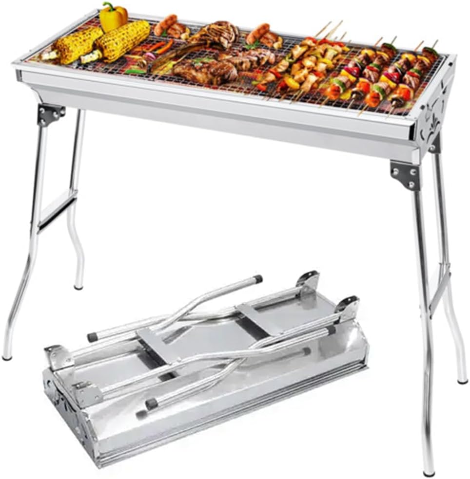 Procamp Stainless Steel Charcoal BBQ Grill - Shop Charcoal Grills at Trekaline