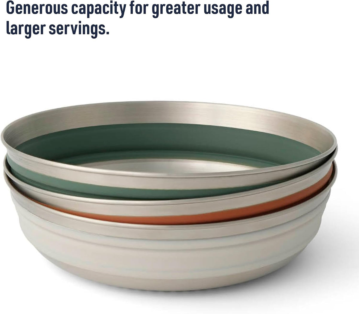 Sea to Summit Detour Stainless Steel Collapsible Bowl - Shop Camping Bowls at Trekaline
