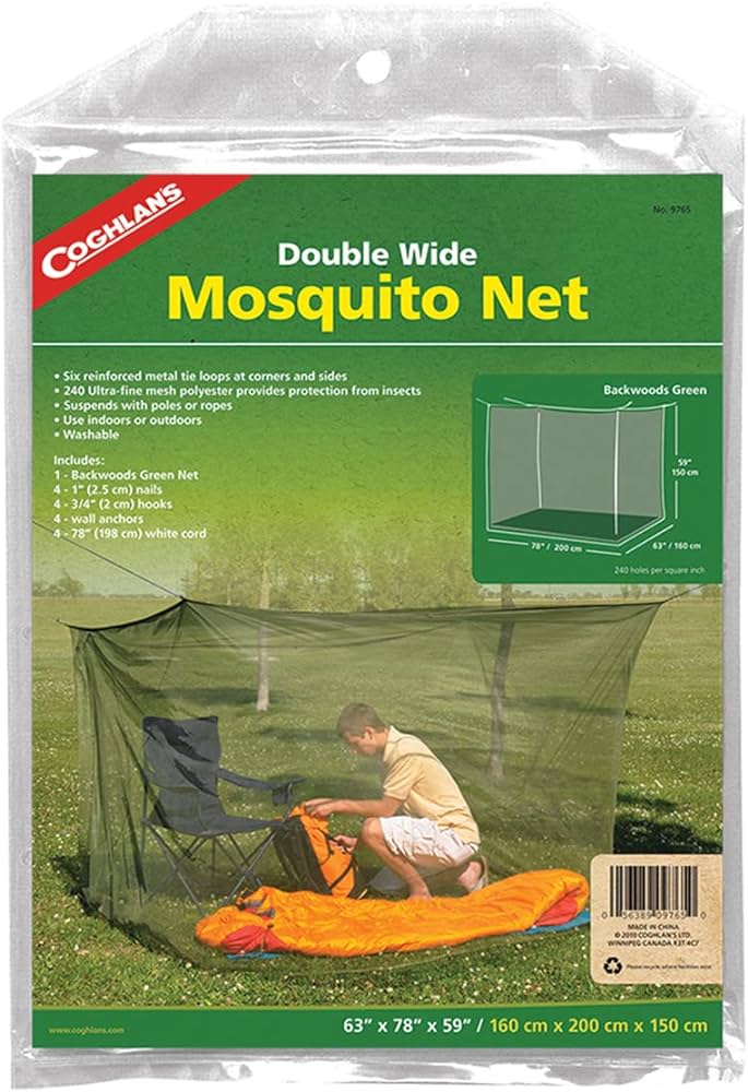 Coghlan's Rectangular Mosquito Net - Shop Mosquito Bed Nets at Trekaline