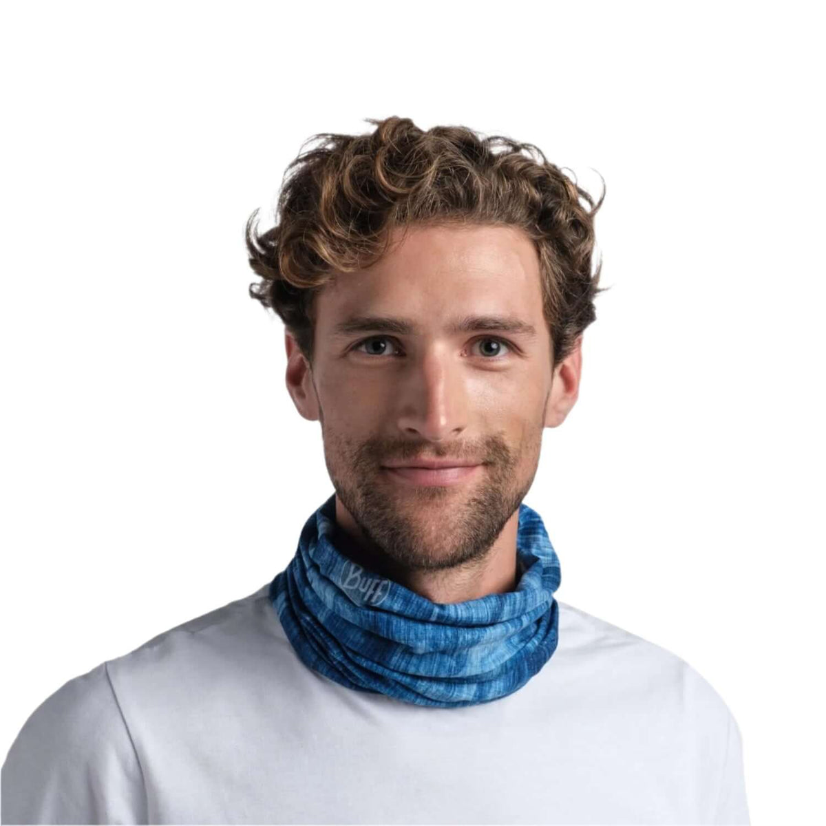 Buff Original EcoStretch Neckwear Wane Dusty Blue