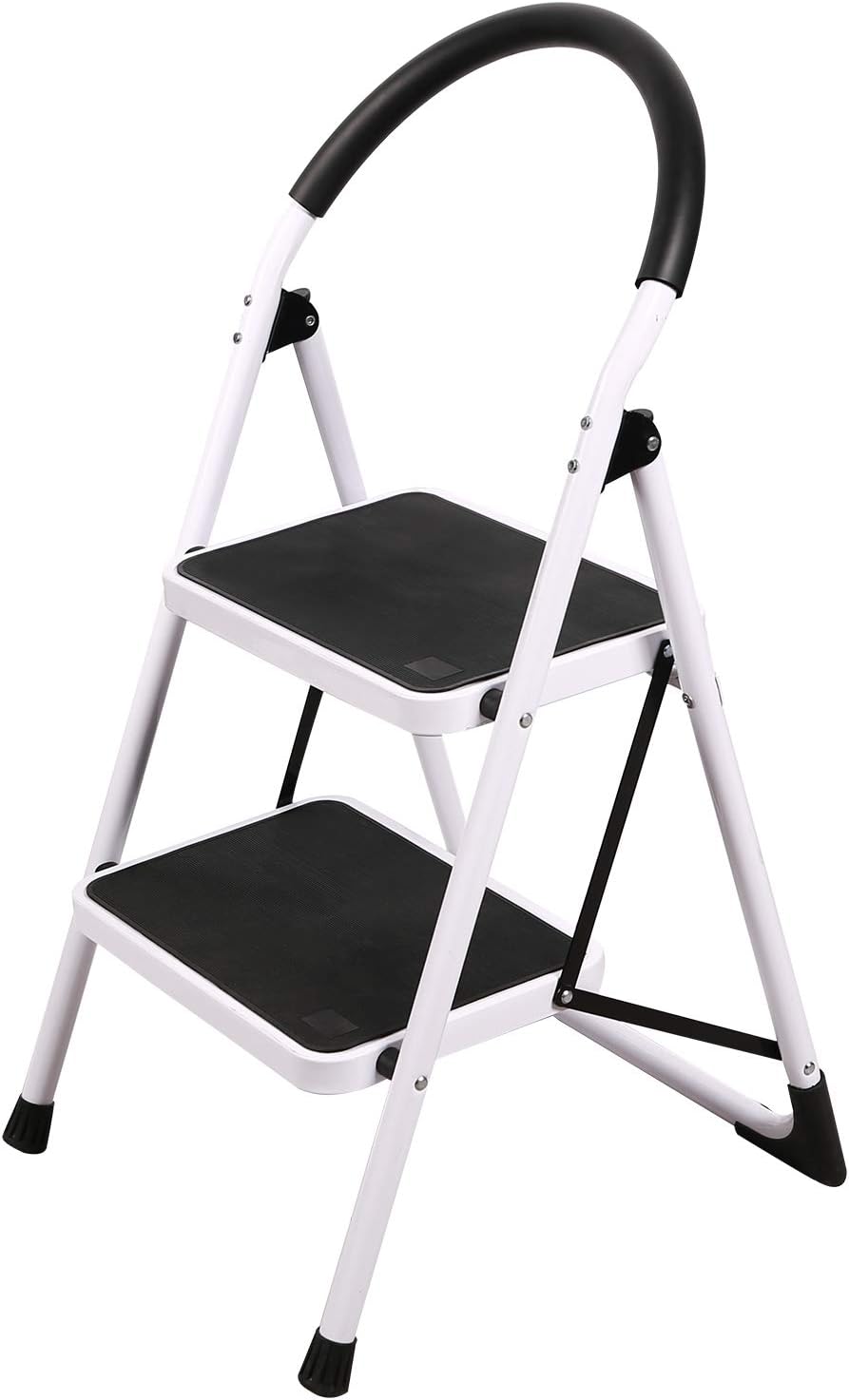 Procamp 2-Steps Folding Steel Ladder - Shop Ladders at Trekaline