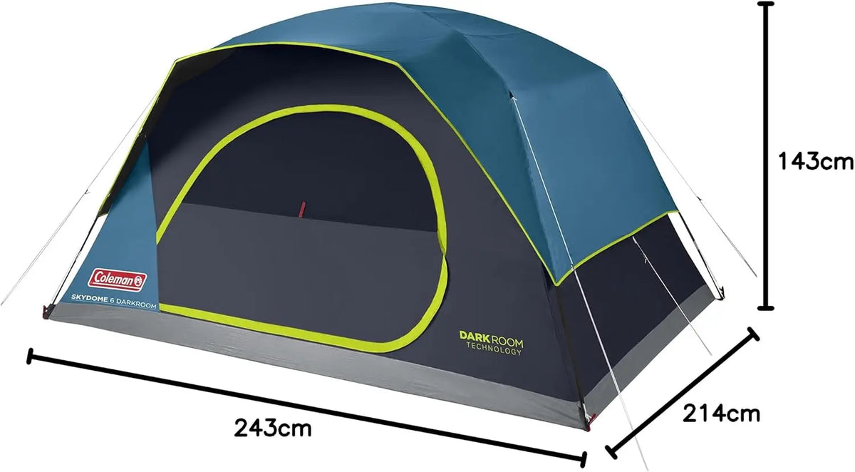 Coleman Dark Room Skydome Tent 4-Person - Shop Camping Tents at Trekaline